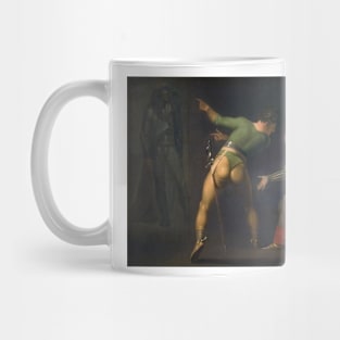 Hamlet and his Mother. Episode from Shakspeare's Hamlet by Nicolai Abildgaard Mug